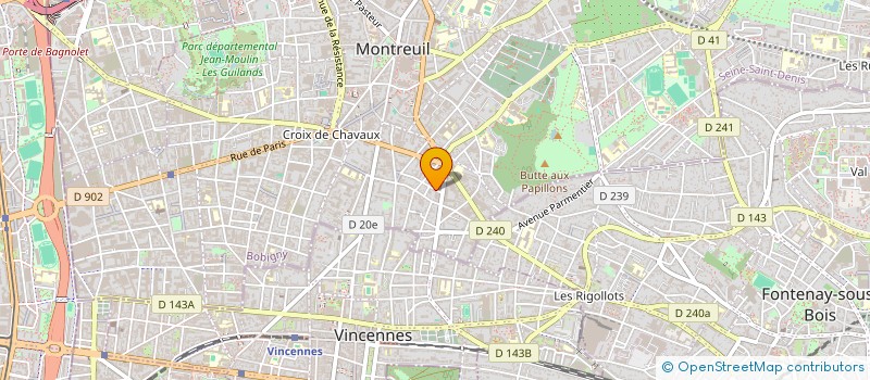 localisation de l'entreprise MONSIEUR JEREMIE NICEY à MONTREUIL