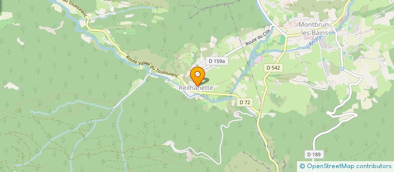 localisation de l'entreprise MONSIEUR JEREMIE NICOLAS  REILHANETTE