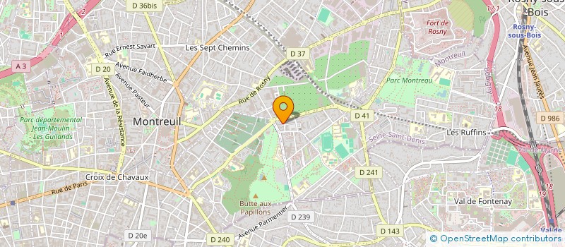 localisation de l'entreprise MONSIEUR JEREMIE NSIMBA MATENKADI à MONTREUIL