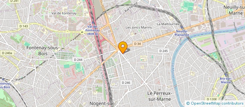 localisation de l'entreprise MONSIEUR JEREMIE NUNEZ à LE PERREUX-SUR-MARNE