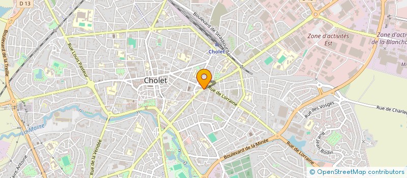 localisation de l'entreprise MONSIEUR JEREMIE OLIVIER à CHOLET