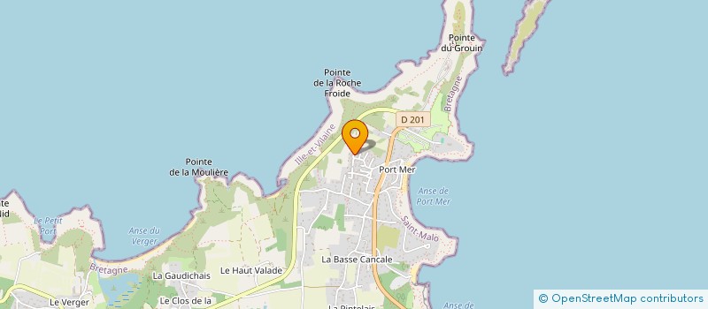 localisation de l'entreprise MONSIEUR JEREMIE ORLANDO  CANCALE