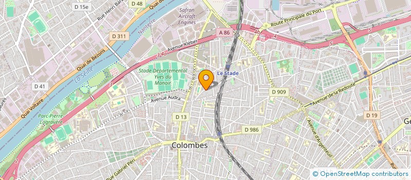 localisation de l'entreprise MONSIEUR JEREMIE ORO à COLOMBES