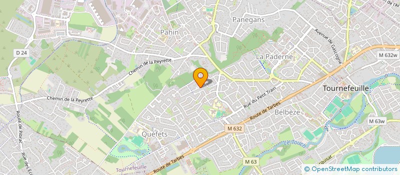 localisation de l'entreprise MONSIEUR JEREMIE OSELE à TOURNEFEUILLE