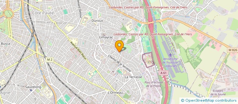 localisation de l'entreprise MONSIEUR JEREMIE PALAS à TOULOUSE