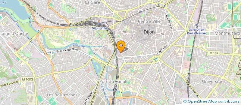 localisation de l'entreprise MONSIEUR JEREMIE PARMENTIER  DIJON