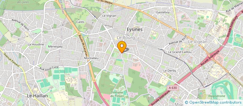 localisation de l'entreprise MONSIEUR JEREMIE PATTOU  EYSINES