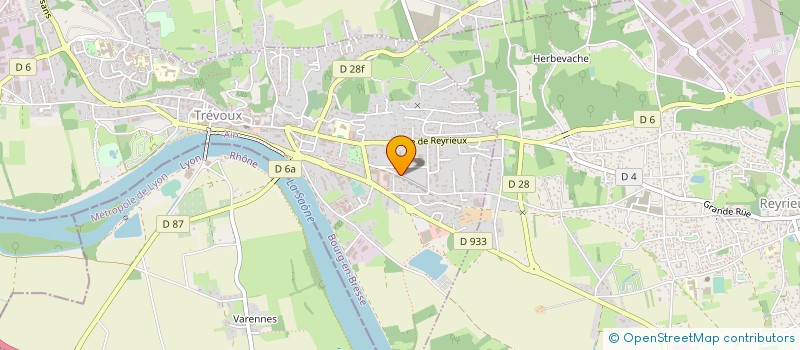 localisation de l'entreprise MONSIEUR JEREMIE PERSICO à TREVOUX