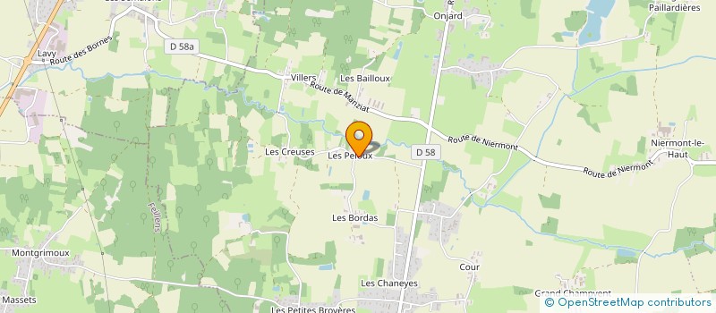 localisation de l'entreprise MONSIEUR JEREMIE PEULET à BAGE-DOMMARTIN