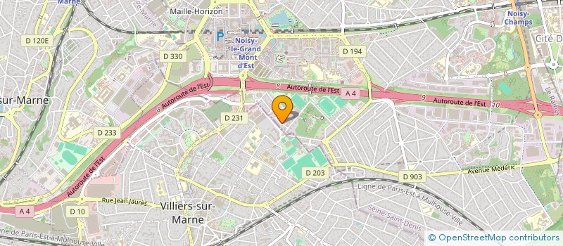 localisation de l'entreprise MONSIEUR JEREMIE PHAM  NOISY-LE-GRAND