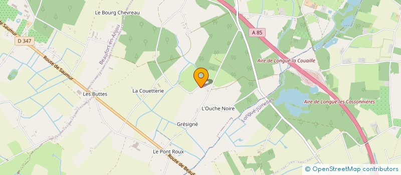 localisation de l'entreprise MONSIEUR JEREMIE PINEAU à LES BOIS D'ANJOU