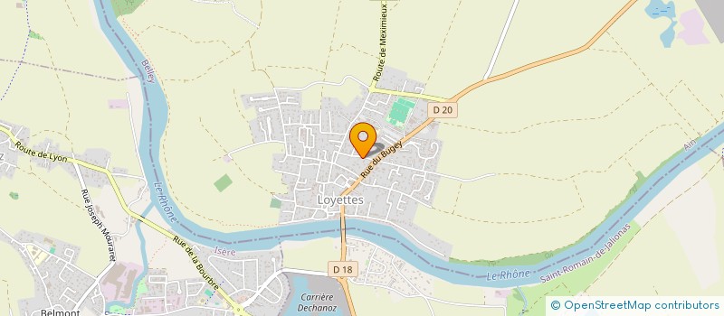 localisation de l'entreprise MONSIEUR JEREMIE PINTO à LOYETTES