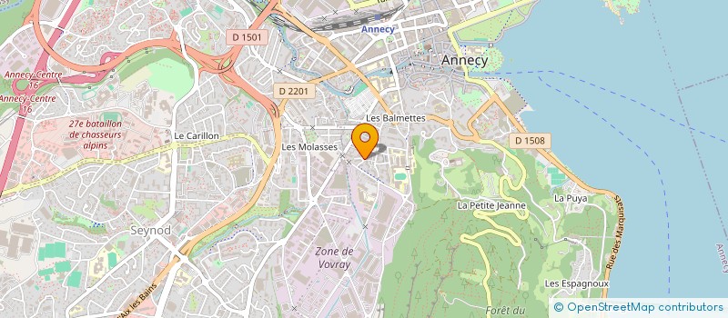 localisation de l'entreprise MONSIEUR JEREMIE POLADIAN à ANNECY