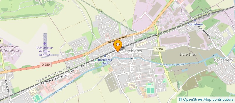 localisation de l'entreprise MONSIEUR JEREMIE POPEK  BREBIERES