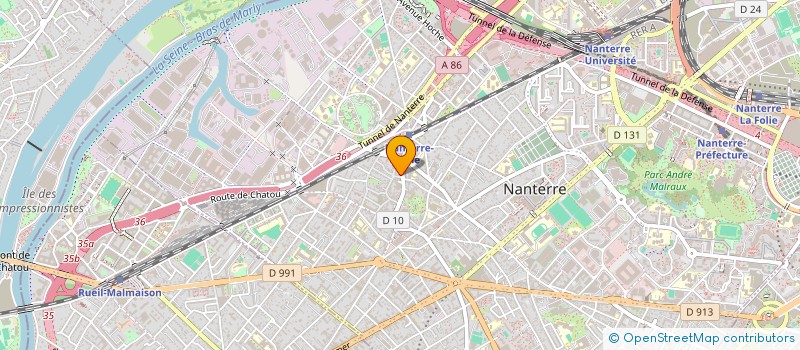 localisation de l'entreprise MONSIEUR JEREMIE PRADEL  NANTERRE