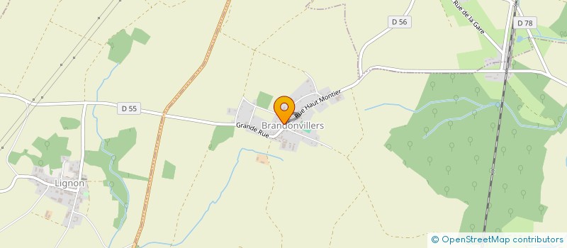 localisation de l'entreprise MONSIEUR JEREMIE PREVOT  BRANDONVILLERS