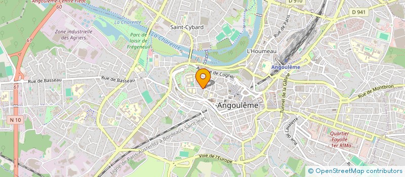 localisation de l'entreprise MONSIEUR JEREMIE PUJAU à ANGOULEME