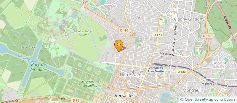 localisation de l'entreprise MONSIEUR JEREMIE PUYBONNIEUX à VERSAILLES