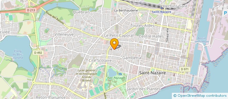 localisation de l'entreprise MONSIEUR JEREMIE QUEAU à SAINT-NAZAIRE