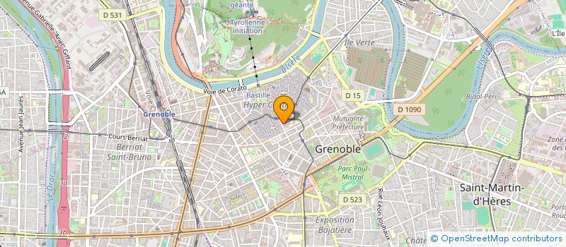 localisation de l'entreprise MONSIEUR JEREMIE QUEVILLON  GRENOBLE