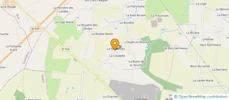 localisation de l'entreprise MONSIEUR JEREMIE QUINSON  PAIMPONT