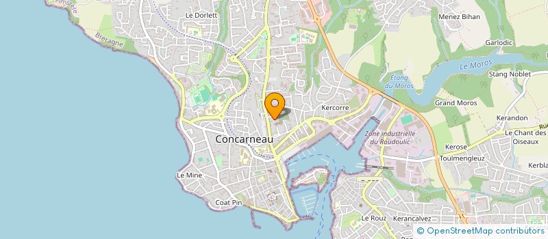 localisation de l'entreprise MONSIEUR JEREMIE RAFINESQUE  CONCARNEAU