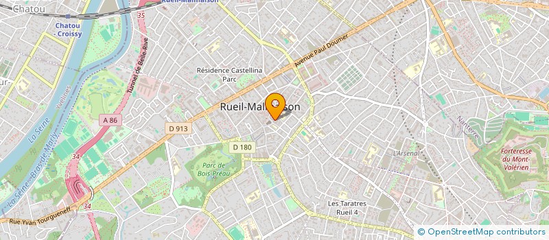 localisation de l'entreprise MONSIEUR JEREMIE RAGUENEAU à RUEIL-MALMAISON