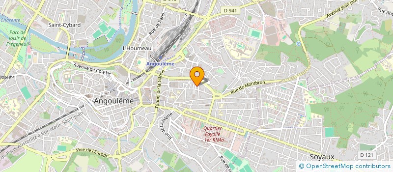 localisation de l'entreprise MONSIEUR JEREMIE RANC à ANGOULEME