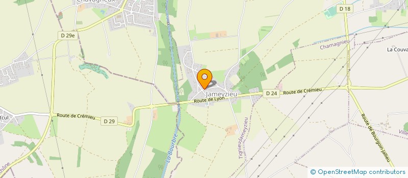 localisation de l'entreprise MONSIEUR JEREMIE RASAVADY  CHARVIEU-CHAVAGNEUX