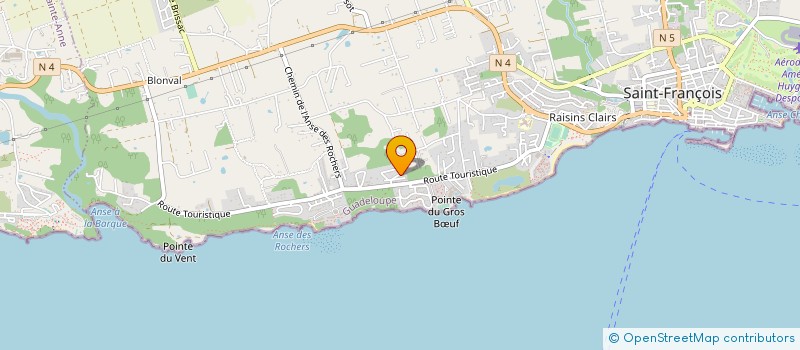 localisation de l'entreprise MONSIEUR JEREMIE REGILIEN  SAINT-FRANCOIS