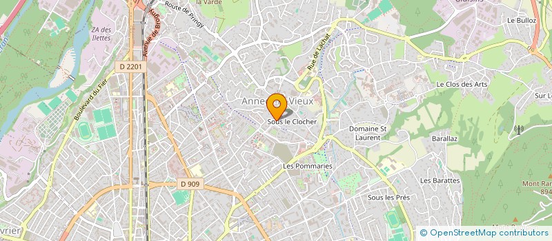 localisation de l'entreprise MONSIEUR JEREMIE REINIER à ANNECY