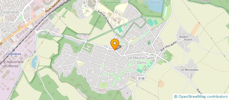 localisation de l'entreprise MONSIEUR JEREMIE RIBEIRO  LES BREVIAIRES