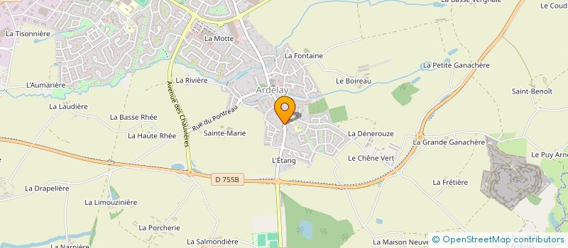 localisation de l'entreprise MONSIEUR JEREMIE RIGAUDEAU à LES HERBIERS