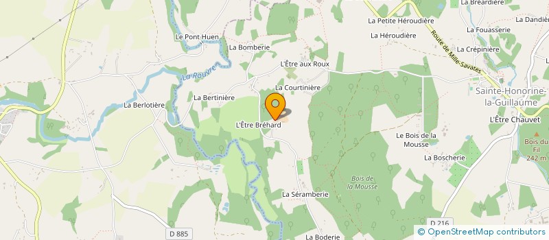 localisation de l'entreprise MONSIEUR JEREMIE ROUSSEL à PUTANGES-LE-LAC