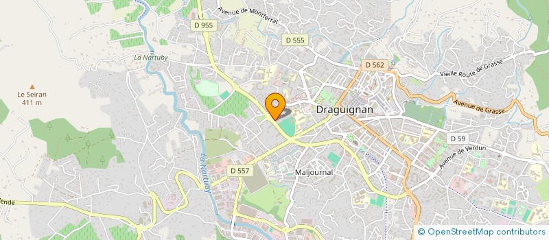 localisation de l'entreprise MONSIEUR JEREMIE ROUSSIES  DRAGUIGNAN