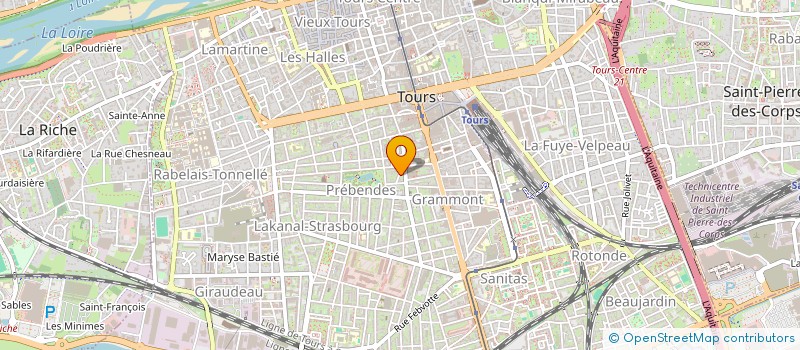 localisation de l'entreprise MONSIEUR JEREMIE RUAUX  TOURS