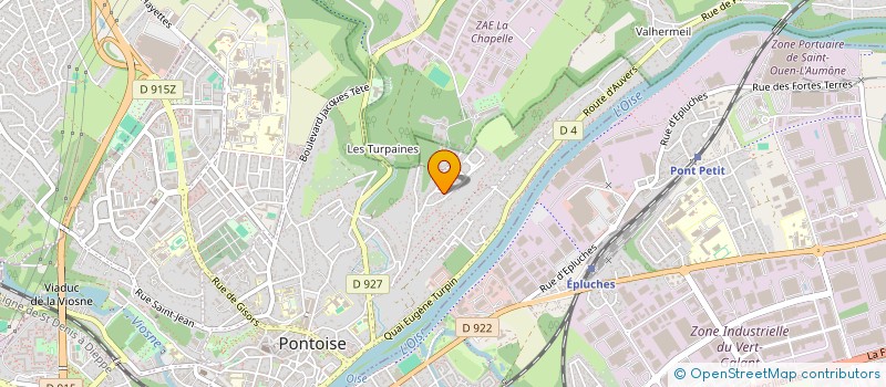 localisation de l'entreprise MONSIEUR JEREMIE SAHUC  PONTOISE