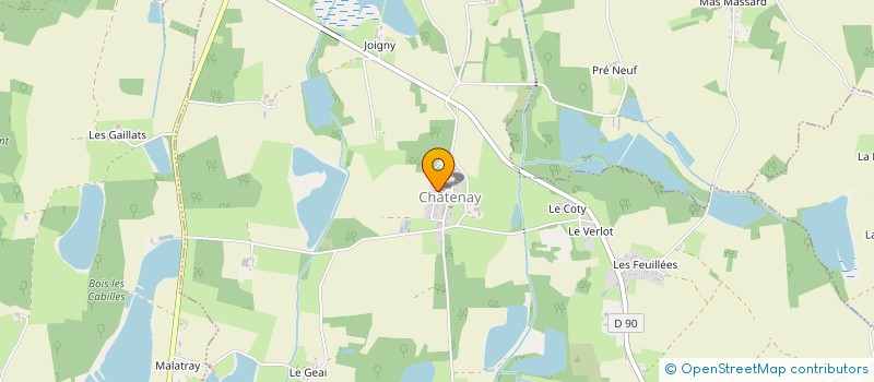 localisation de l'entreprise MONSIEUR JEREMIE SAINT-MARTIN  CHATENAY