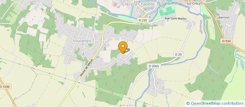 localisation de l'entreprise MONSIEUR JEREMIE SARLOUTTE  VOULANGIS