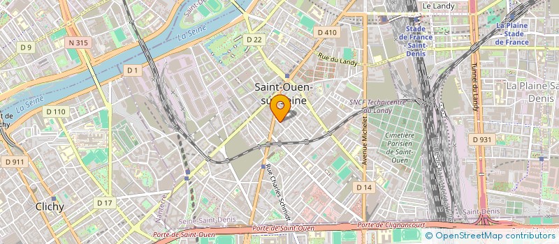 localisation de l'entreprise MONSIEUR JEREMIE SCHULC à SAINT-OUEN-SUR-SEINE