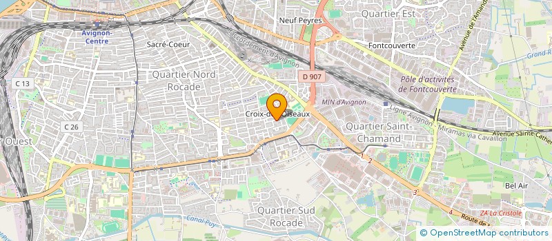 localisation de l'entreprise MONSIEUR JEREMIE SEA CHAO  AVIGNON