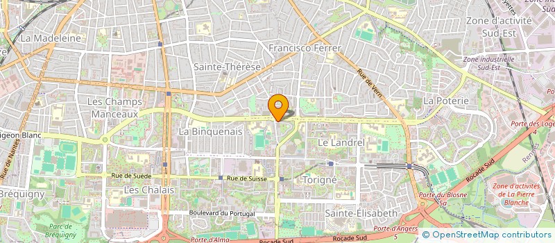 localisation de l'entreprise MONSIEUR JEREMIE SEGUIN à RENNES