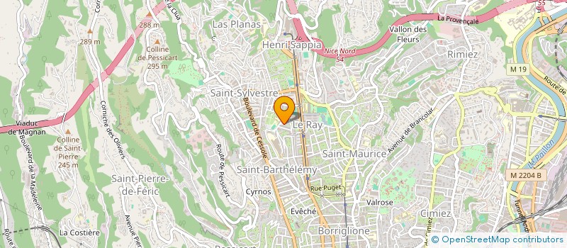 localisation de l'entreprise MONSIEUR JEREMIE SEGURA à NICE