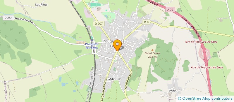 localisation de l'entreprise MONSIEUR JEREMIE SENET  POUGUES-LES-EAUX