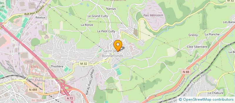 localisation de l'entreprise MONSIEUR JEREMIE SERVEL  SAINT-JEAN-BONNEFONDS