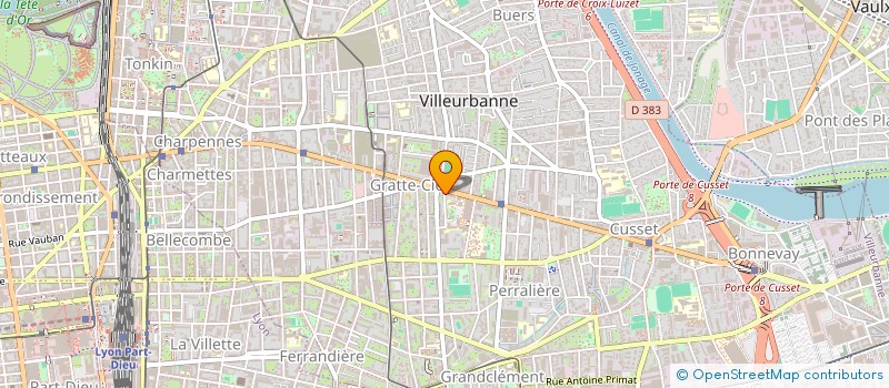 localisation de l'entreprise MONSIEUR JEREMIE SOULAS  VILLEURBANNE