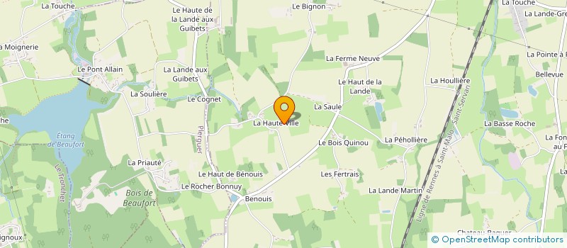 localisation de l'entreprise MONSIEUR JEREMIE SOUQUET  BAGUER-MORVAN