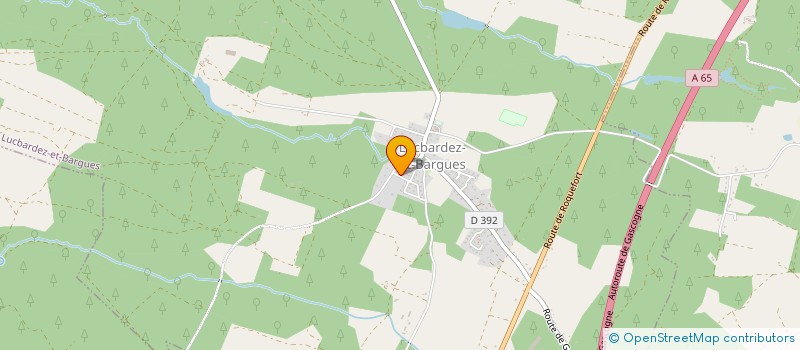 localisation de l'entreprise MONSIEUR JEREMIE STEPHAN  LUCBARDEZ-ET-BARGUES