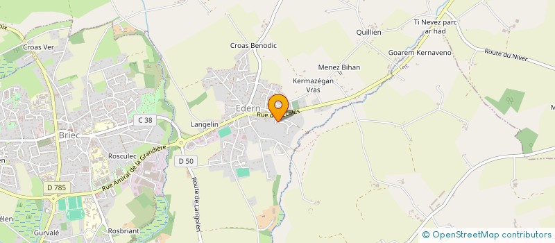 localisation de l'entreprise MONSIEUR JEREMIE SYLY  EDERN