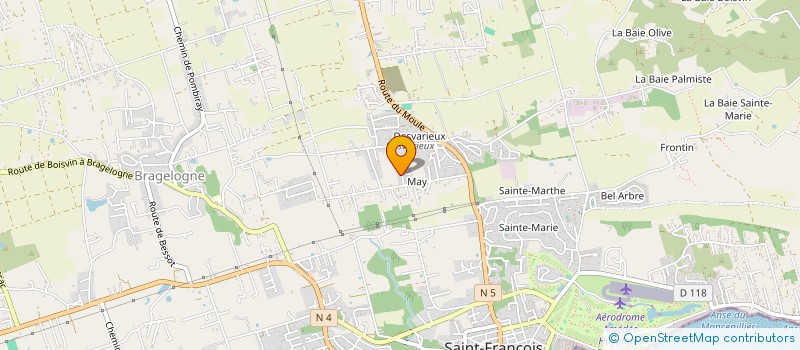 localisation de l'entreprise MONSIEUR JEREMIE SZAFRANSKI  SAINT-FRANCOIS